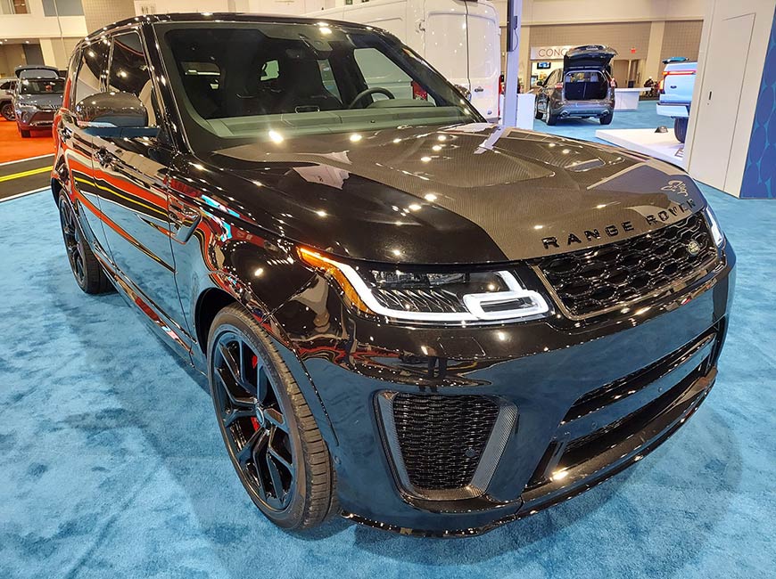 Photo of Range Rover at NC Auto Show