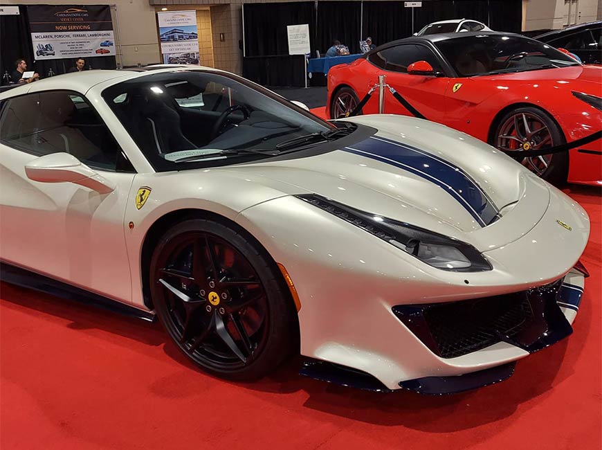 Photo of Ferrari at NC Auto Show