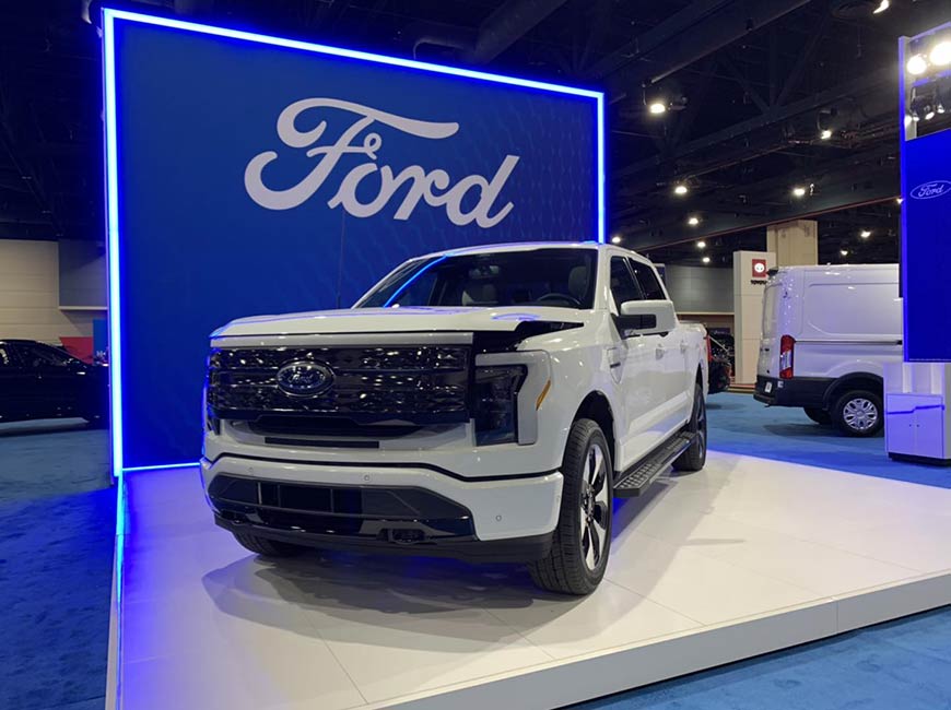 Photo of Ford truck at NC Auto Show