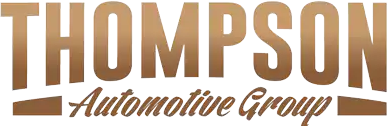 Thompson Automotive Group Logo - Copper gradient inside sans-serif type over script type